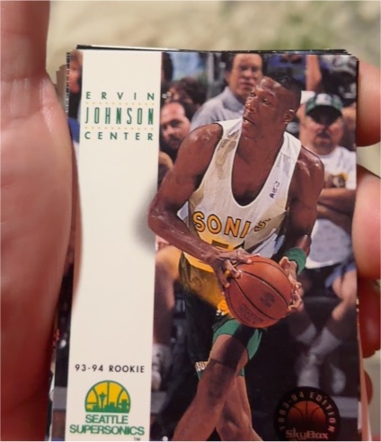 1993-94 SkyBox Premium #189 Ervin Johnson — front