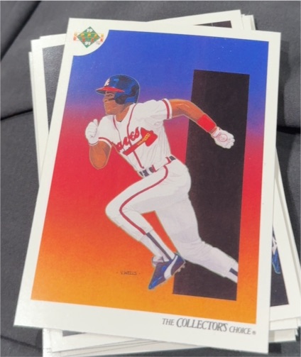 1990 Upper Deck The Collectors Choice #82 Ron Gant — front