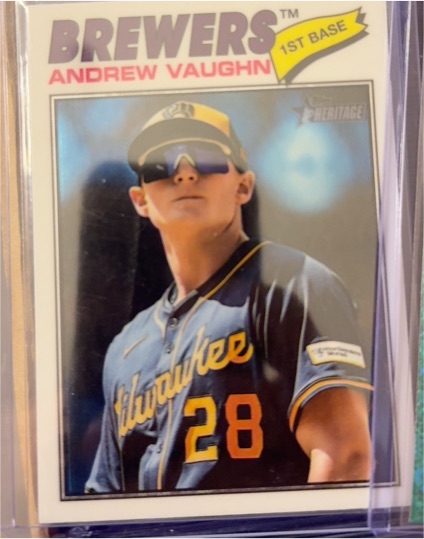 2026 Topps Heritage #309 Andrew Vaughn — front