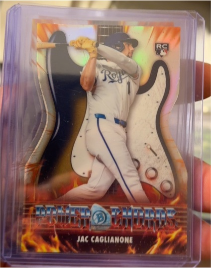 2026 Bowman Chrome Power Chords #PC-17 Jac Caglianone — front