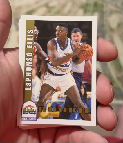 1992-93 NBA Hoops #375 LaPhonso Ellis — front