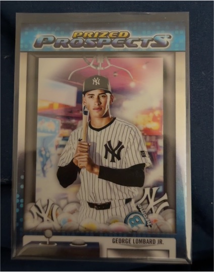 2025 Bowman Draft Mega Mojo Prized Prospects #PP-3 George Lombard Jr. — front