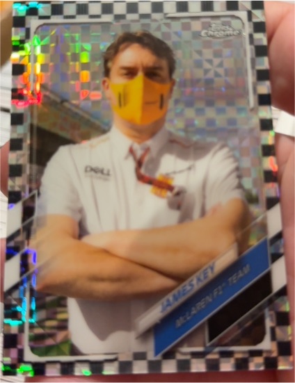 2021 Topps Chrome Formula 1 #87 James Key — front
