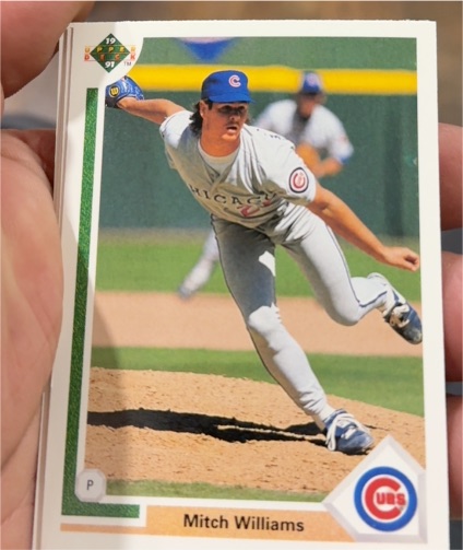 1991 Upper Deck #173 Mitch Williams — front
