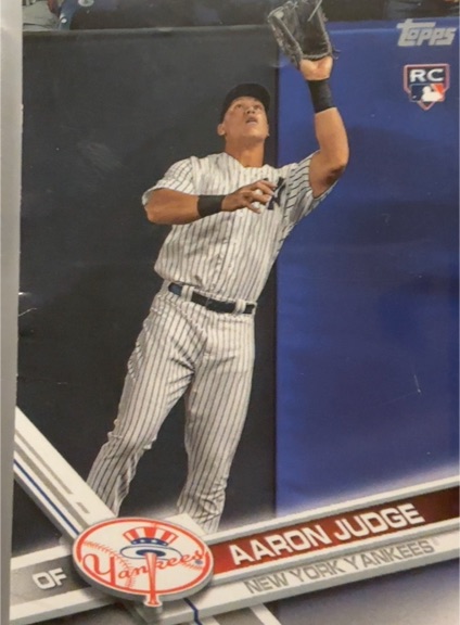 2017 Topps #287 Aaron Judge — front