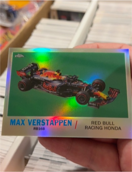 2021 Topps Chrome Formula 1 #T61-MV Max Verstappen — front