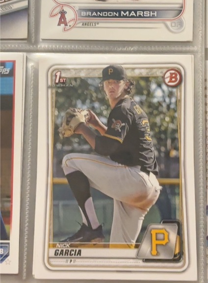 2024 Bowman Draft #BD-1 Nick Garcia — front
