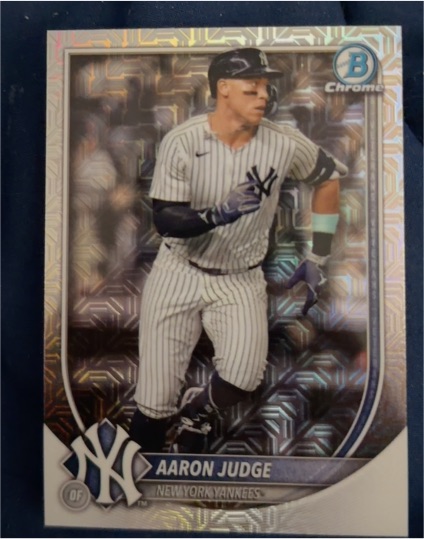 2025 Bowman Chrome #99 Aaron Judge — front