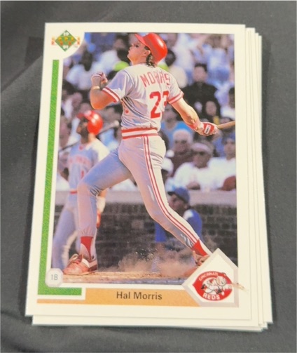 1991 Upper Deck #351 Hal Morris — front