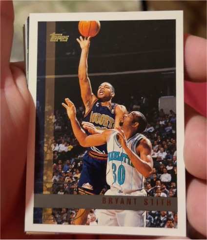 1997-98 Topps #50 Bryant Stith Denver Nuggets — front