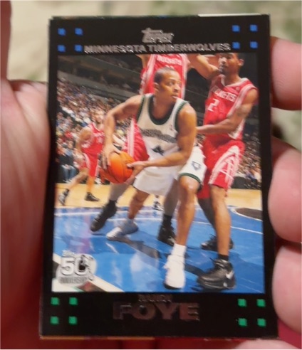 2007-08 Topps #109 Randy Foye — front