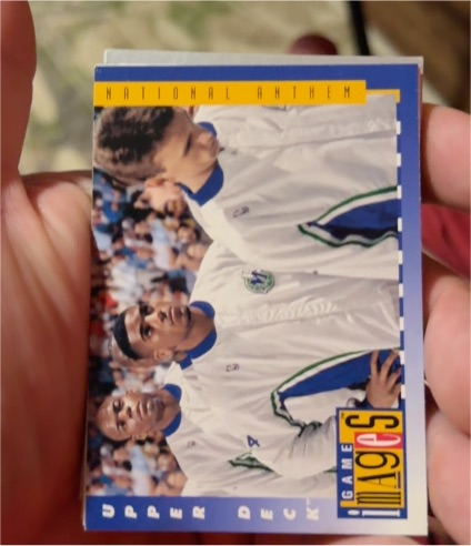 1993-94 Upper Deck #460 Sean Rooks / Jim Jackson / Tim Legler — front