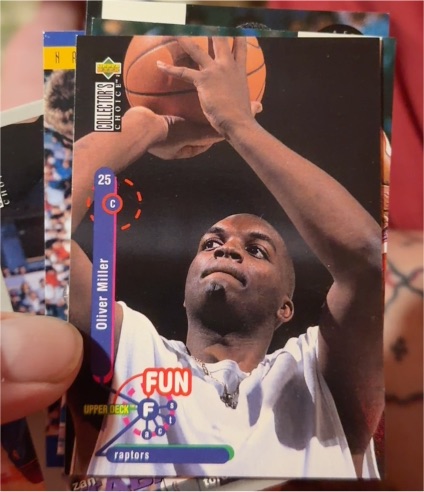 1995-96 Upper Deck Collector's Choice #191 Oliver Miller — front