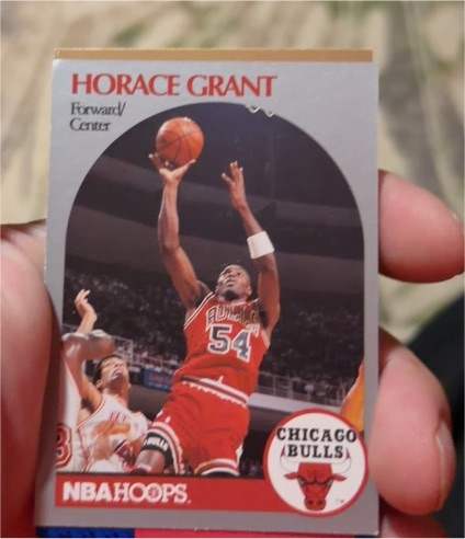 1990-91 NBA Hoops #63 Horace Grant — front