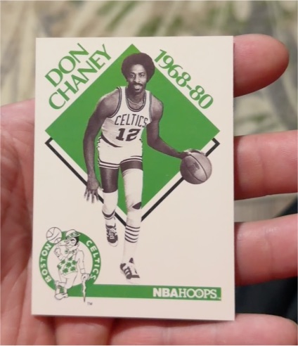 1990-91 NBA Hoops #350 Don Chaney Boston Celtics — front