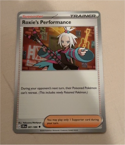 2020 Pokémon TCG #081 Roxie's Performance — front