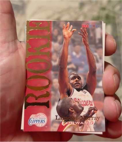 1994-95 NBA Hoops #333 Lamond Murray Rookie — front
