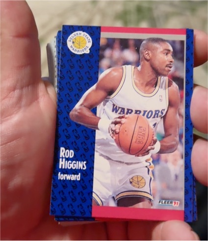 1991-92 Fleer #66 Rod Higgins Golden State Warriors — front