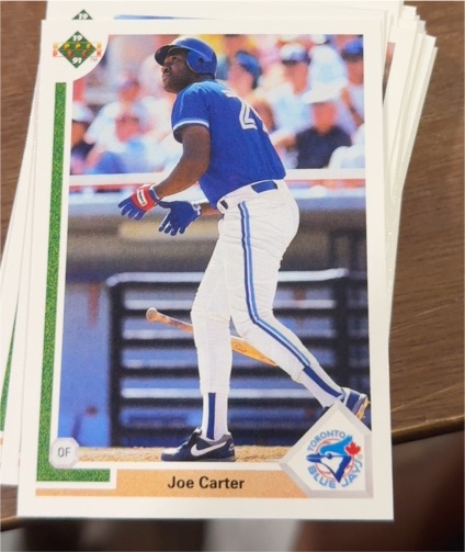 1991 Upper Deck #765 Joe Carter — front