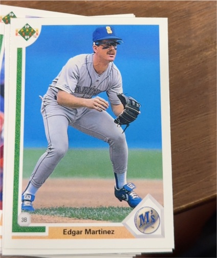 1991 Upper Deck #574 Edgar Martinez — front