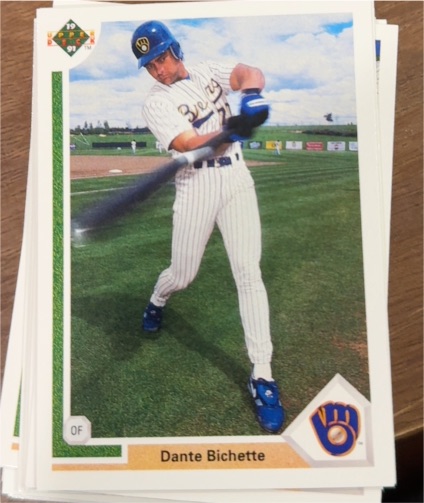 1991 Upper Deck #712 Dante Bichette — front