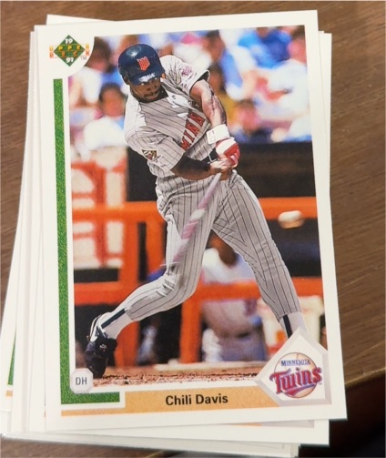 1991 Upper Deck #722 Chili Davis — front