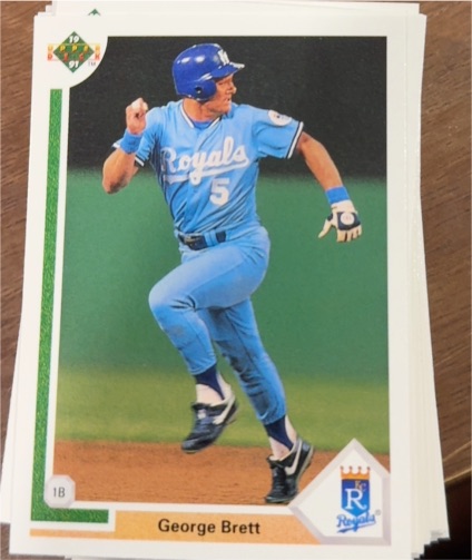 1991 Upper Deck #1B George Brett — front