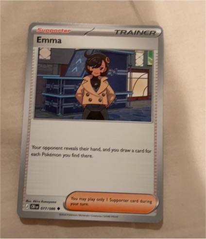 2026 Pokémon TCG Emma #077 — front