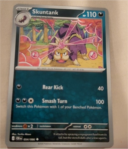 2014 Pokémon TCG Chaos Rising #054 Skuntank — front