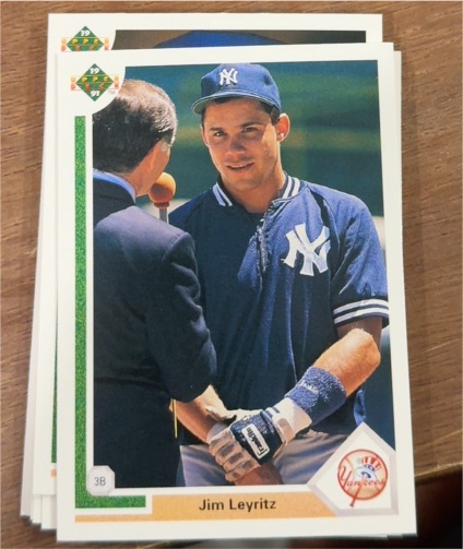 1991 Upper Deck #243 Jim Leyritz — front