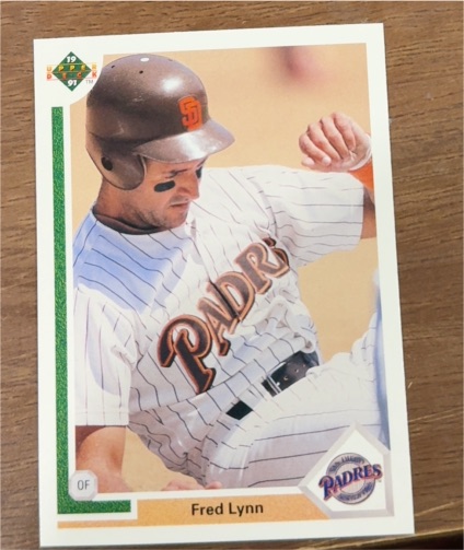 1991 Upper Deck #273 Fred Lynn — front