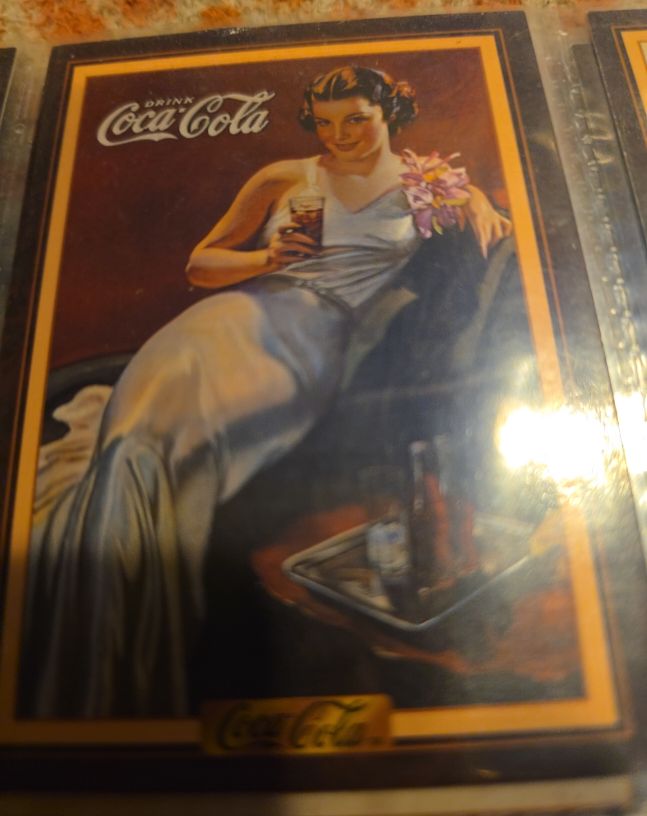 1995 Collect-A-Card Coca-Cola Series 3 #204 Society Girl 1935 — front