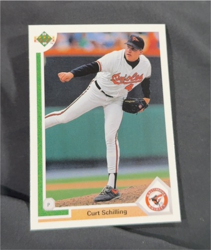 1991 Upper Deck #528 Curt Schilling — front