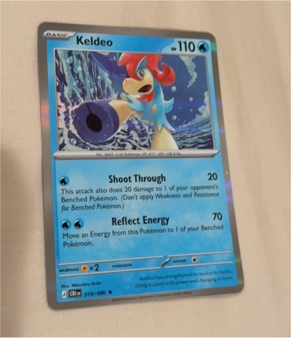 2023 Crown Zenith #019 Keldeo — front