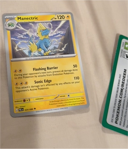 2023 Pokemon Scarlet & Violet Destined Rivals #024 Manectric — front