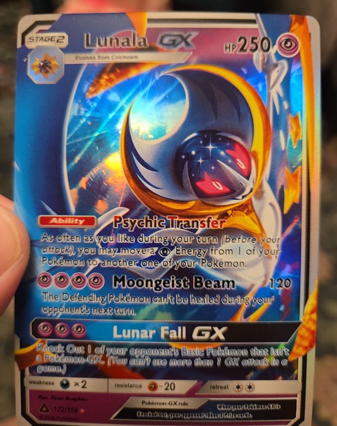 2016 Pokémon Lunala GX SM17 Black Star Promo — front