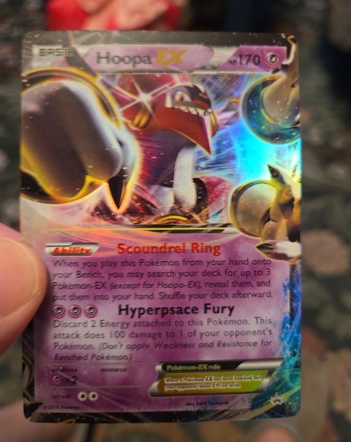 2015 Pokémon Hoopa EX #XY71 — front