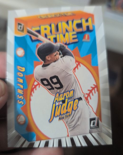 2026 Panini Donruss #6 Aaron Judge Crunch Time — front