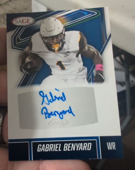 2026 SAGE #A-GB Gabriel Benyard — front