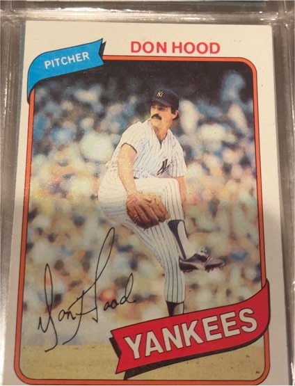 1980 Topps #89 Don Hood New York Yankees — front