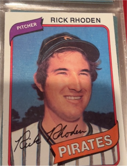 1980 Topps #92 Rick Rhoden — front