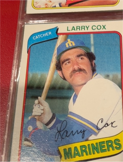 1980 Topps #116 Larry Cox — front