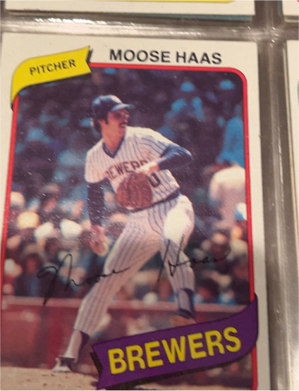 1980 Topps #181 Moose Haas — front