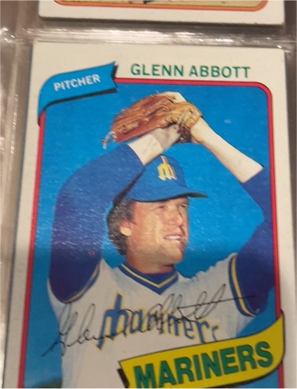 1980 Topps #166 Glenn Abbott — front