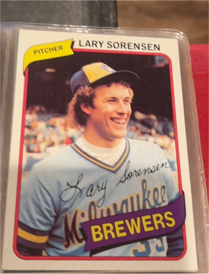 1980 Topps #154 Lary Sorensen Milwaukee Brewers — front