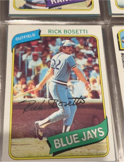1980 Topps #277 Rick Bosetti Toronto Blue Jays — front