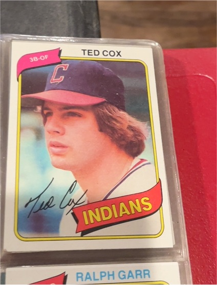 1980 Topps #252 Ted Cox — front