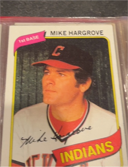 1980 Topps #308 Mike Hargrove — front