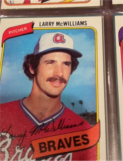 1980 Topps #309 Larry McWilliams — front