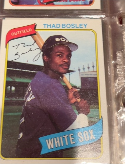 1980 Topps #412 Thad Bosley — front